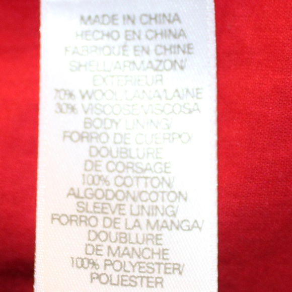 Liz Claiborne Wool Jacket Sz Small - Picture 10 of 10